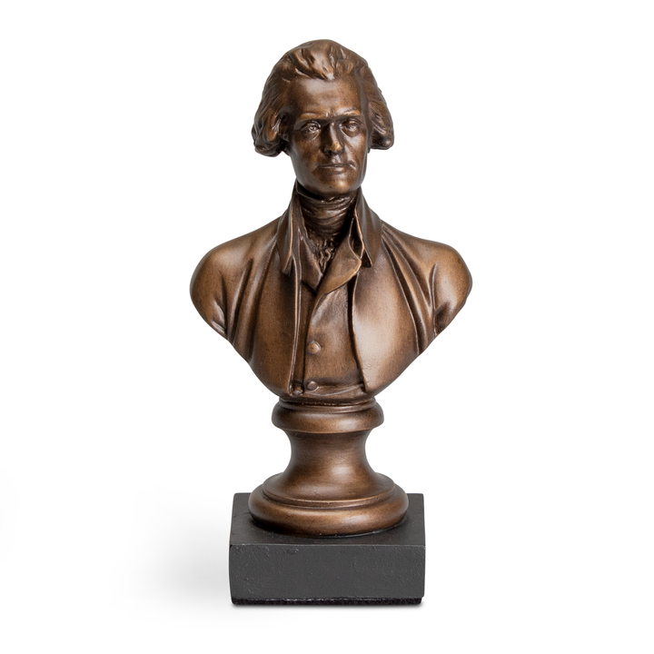 Houdon 8" Bronze Thomas Jefferson Bust