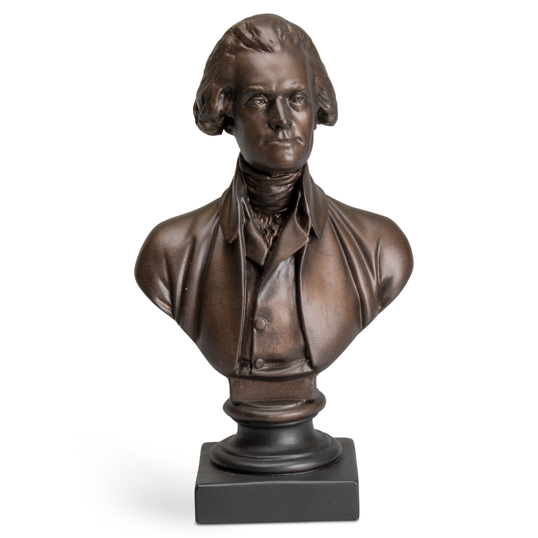 Houdon 12" Bronze Thomas Jefferson Bust