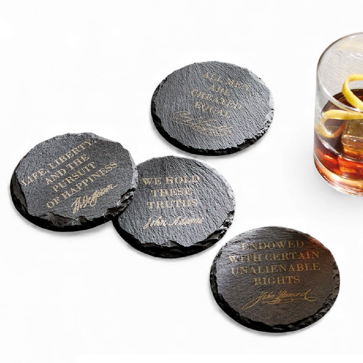 希少 stelton Take Away ステルトン トレー デンマーク製 Declaration Slate Coaster Set – Monticello Shop
