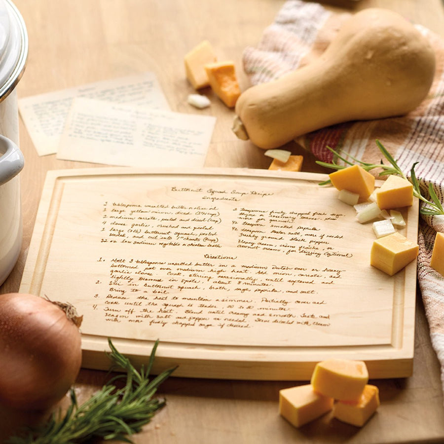 Engraved Maple Serving Board - Monticello Shop