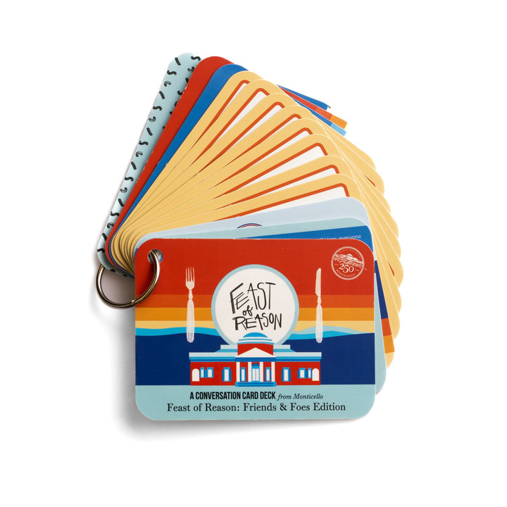 Feast of Reason Conversation Cards Friends & Foes Edition - Monticello Shop