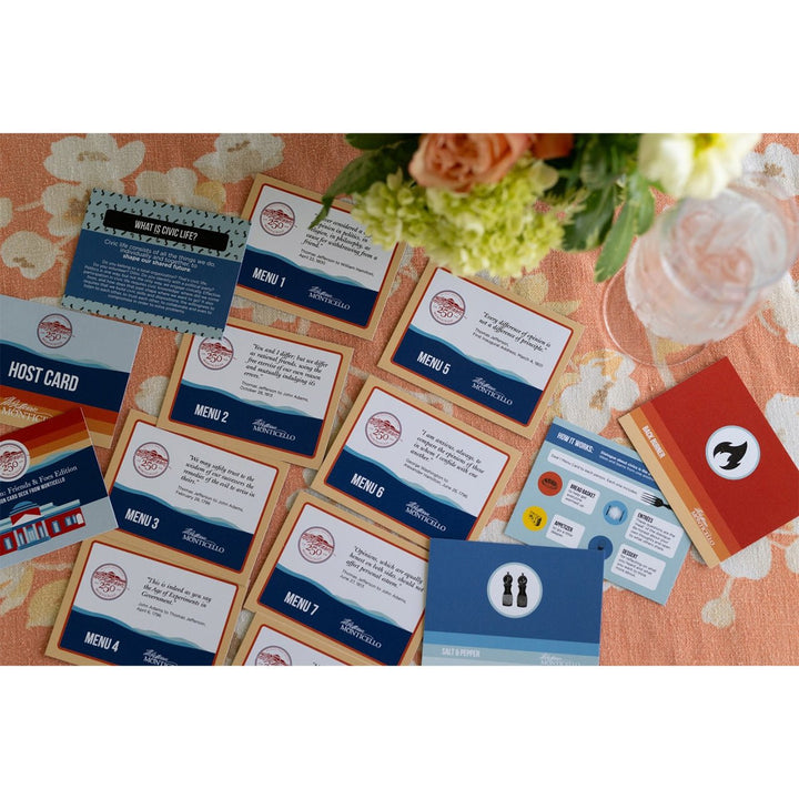 Feast of Reason Conversation Cards Friends & Foes Edition - Monticello Shop