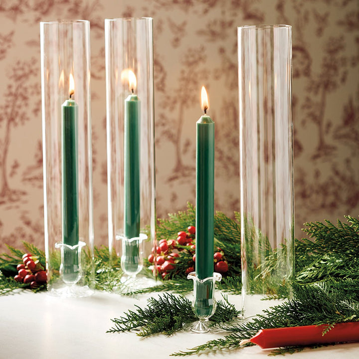 Glass Taper Hurricane - Monticello Shop