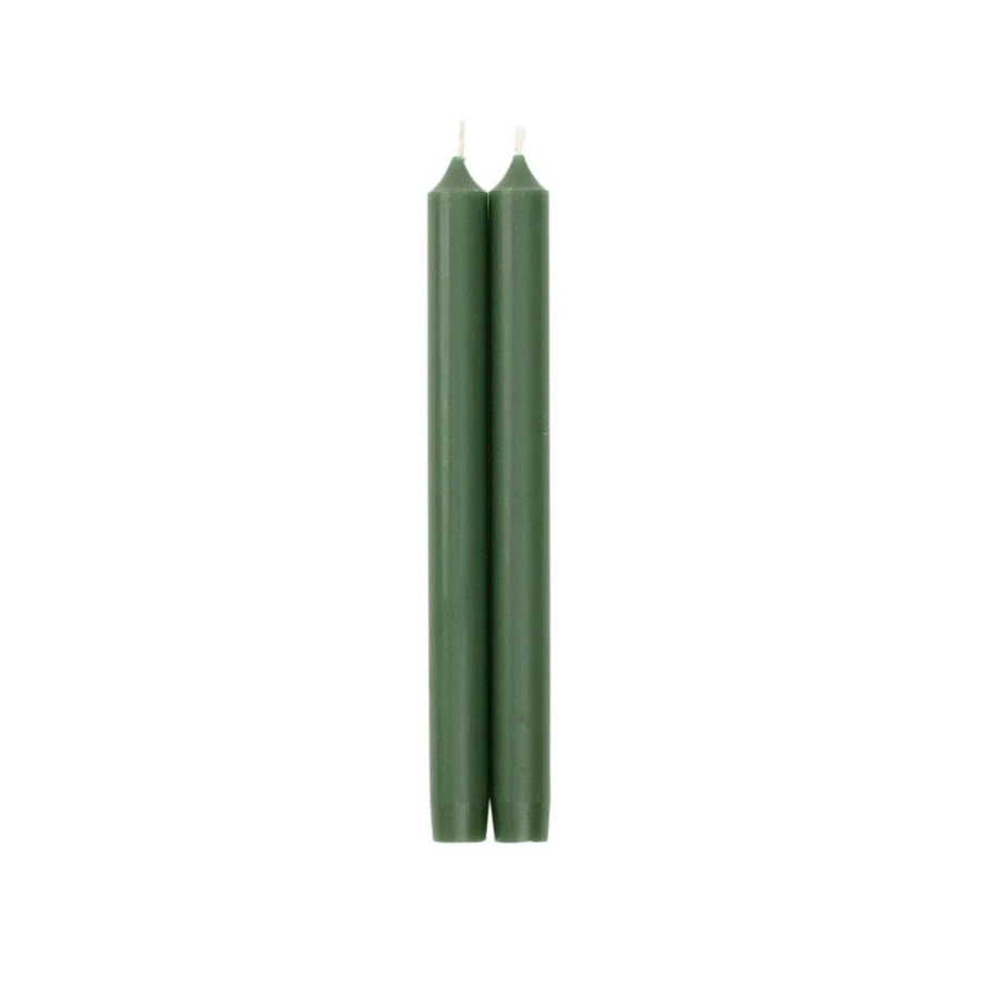 Hunter Green Taper Candles (Pair) - Monticello Shop