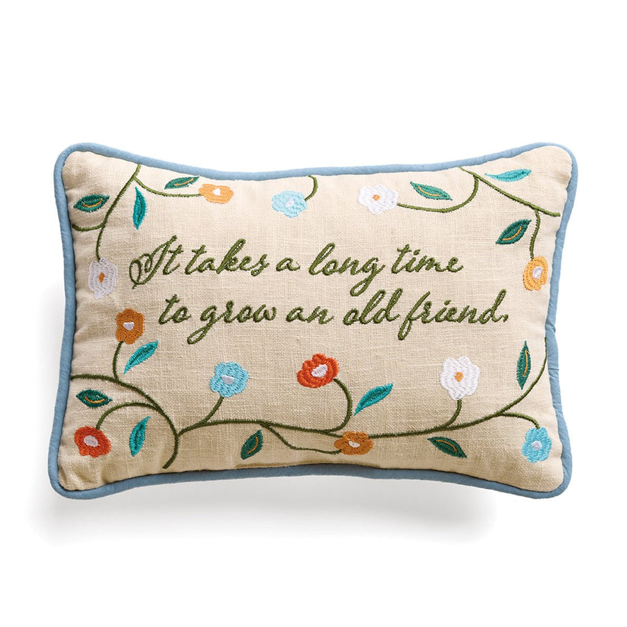 Monticello Grow an Old Friend Pillow - Monticello Shop