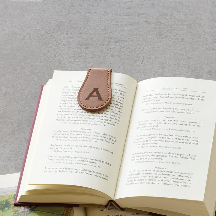 Monticello Leather Page Clip - Monticello Shop