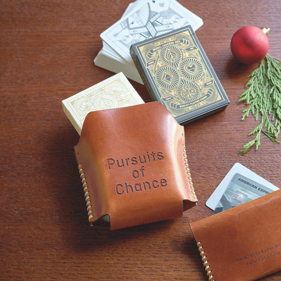 Monticello Leather Playing Card Case - Monticello Shop