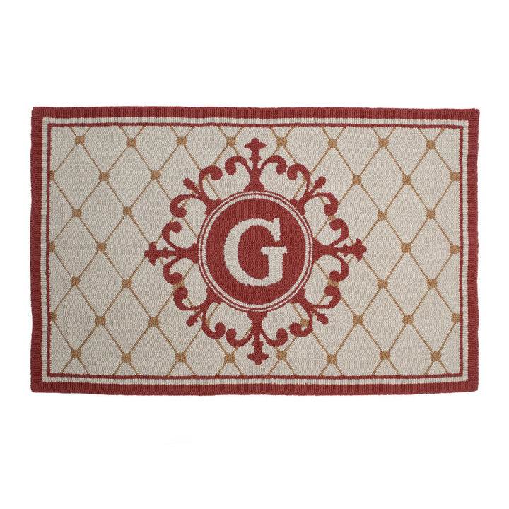 Monticello Monogram Indoor Outdoor Rug - Monticello Shop
