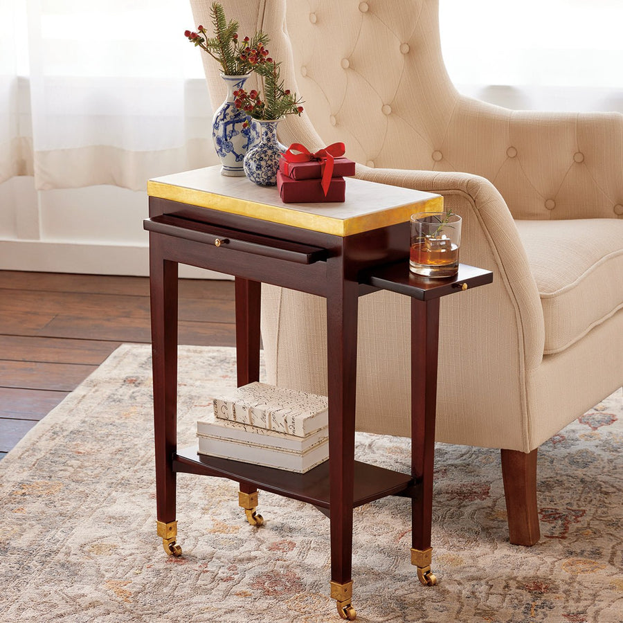 Monticello Parisian Marble Top Side Table - Monticello Shop