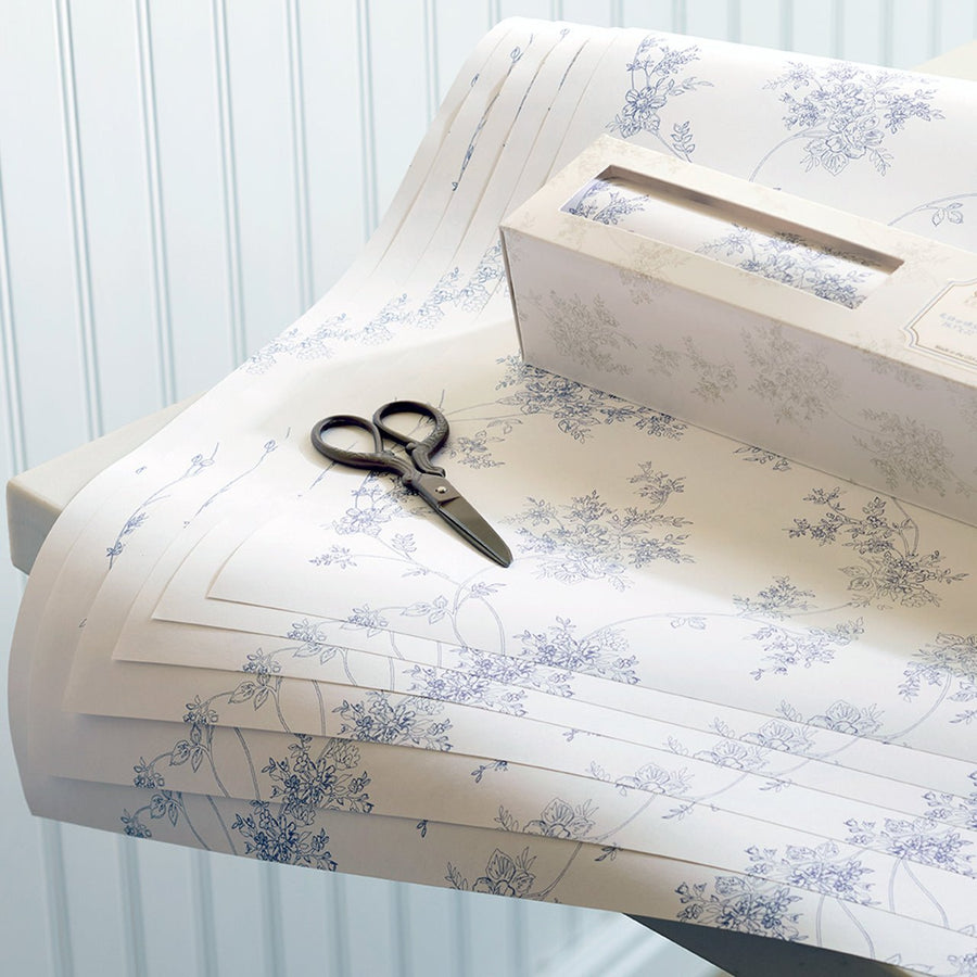 Monticello Toile Lavender Drawer Liners - Monticello Shop