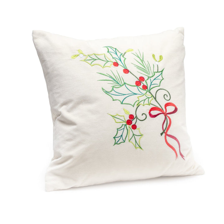 Monticello Velvet Holly Pillow - Monticello Shop