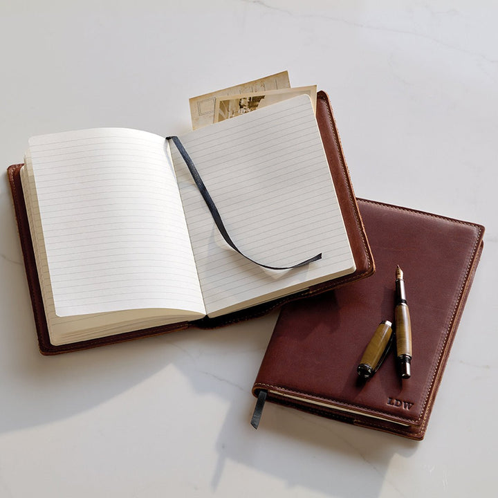 Personalized Leather Journal - Monticello Shop
