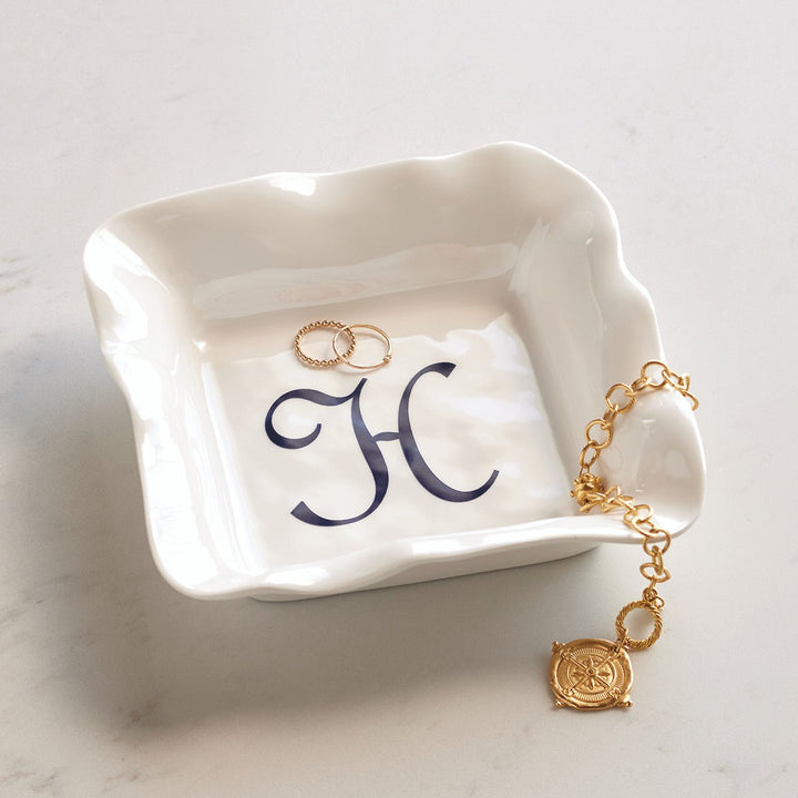 Personalized Ruffled Tray - Monticello Shop