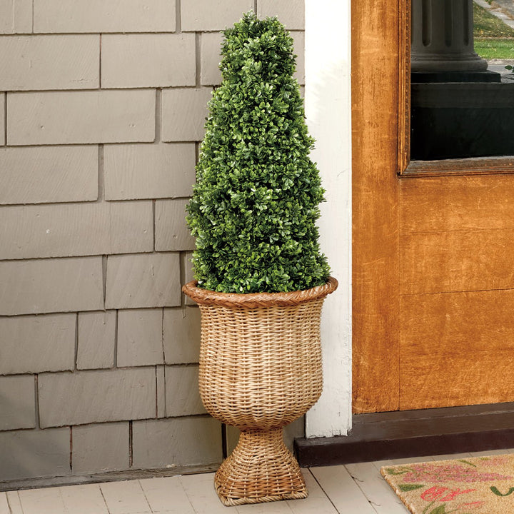 Rattan Urn - Monticello Shop