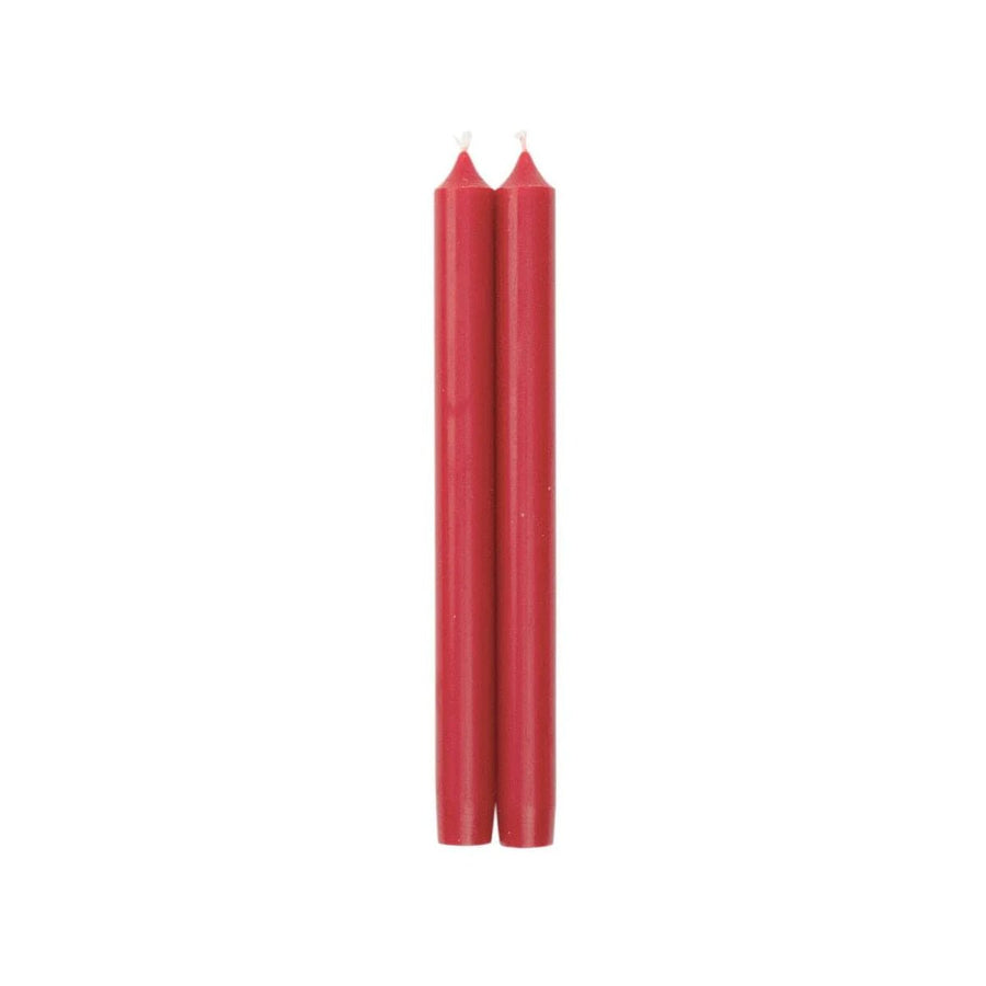 Red Taper Candles (Pair) - Monticello Shop