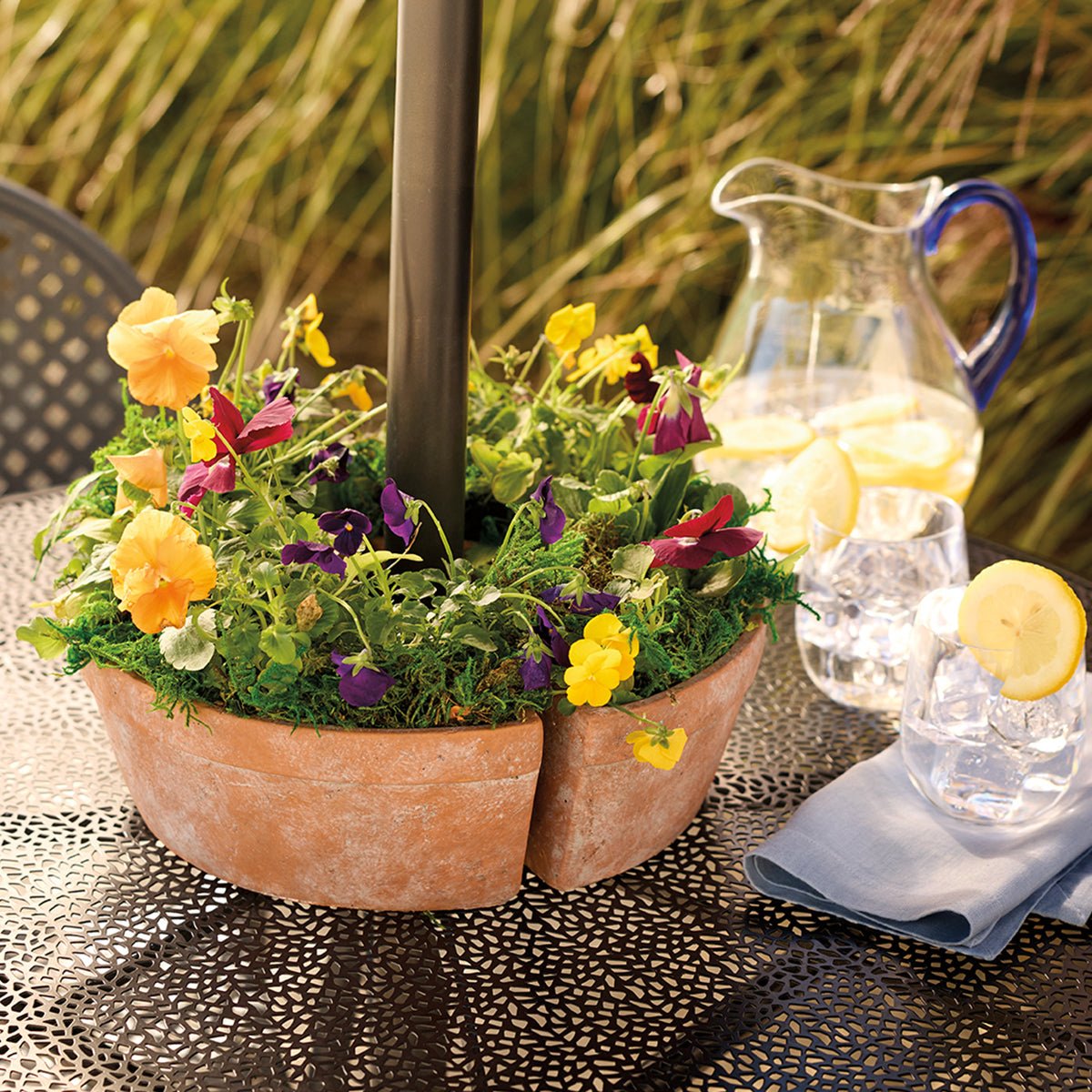 Umbrella Table Planter