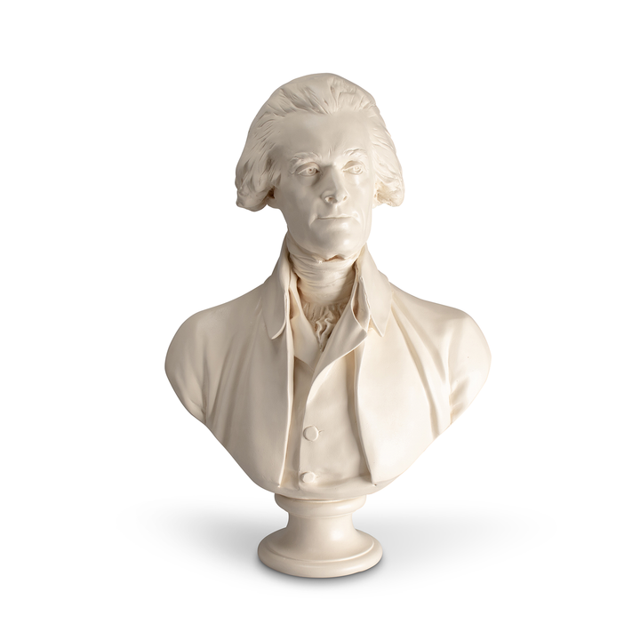 Houdon 28" White Thomas Jefferson Bust