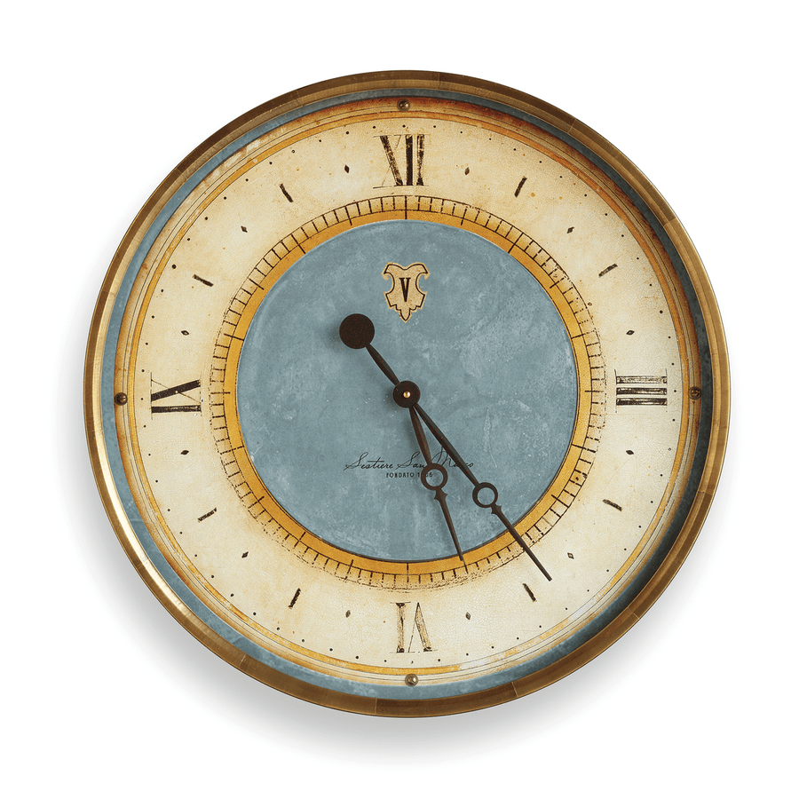 Azure Wall Clock - Monticello Shop