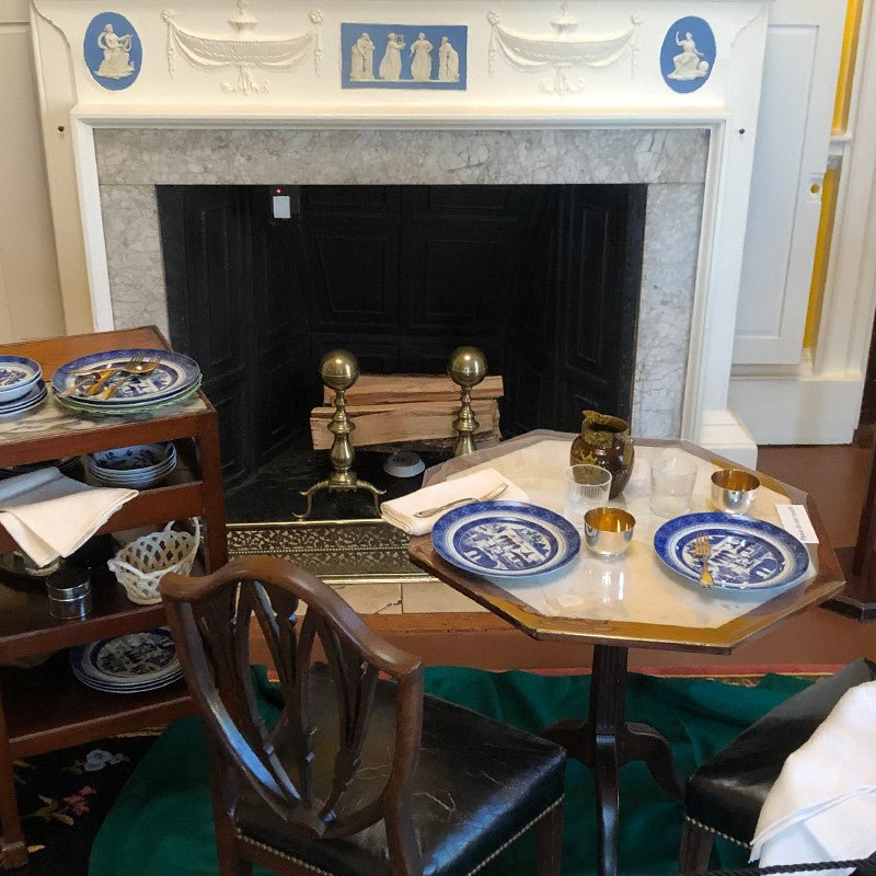 Blue Canton Bread & Butter Plate - Monticello Shop