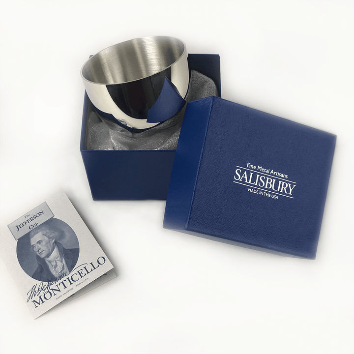 Book Quote Pewter Cup - Monticello Shop