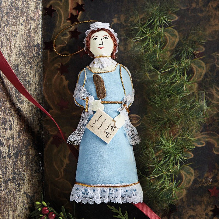 Embroidered Abigail Adams Ornament - Monticello Shop