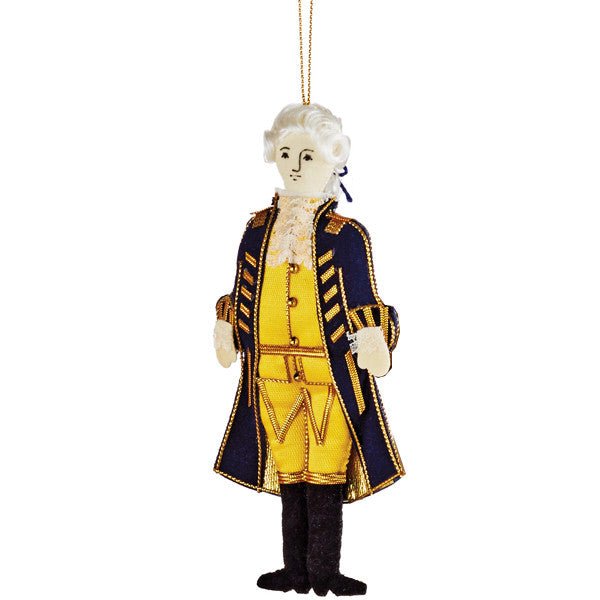 Embroidered George Washington Ornament - Monticello Shop