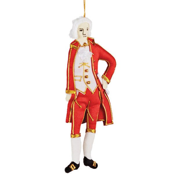 Embroidered John Adams Ornament - Monticello Shop