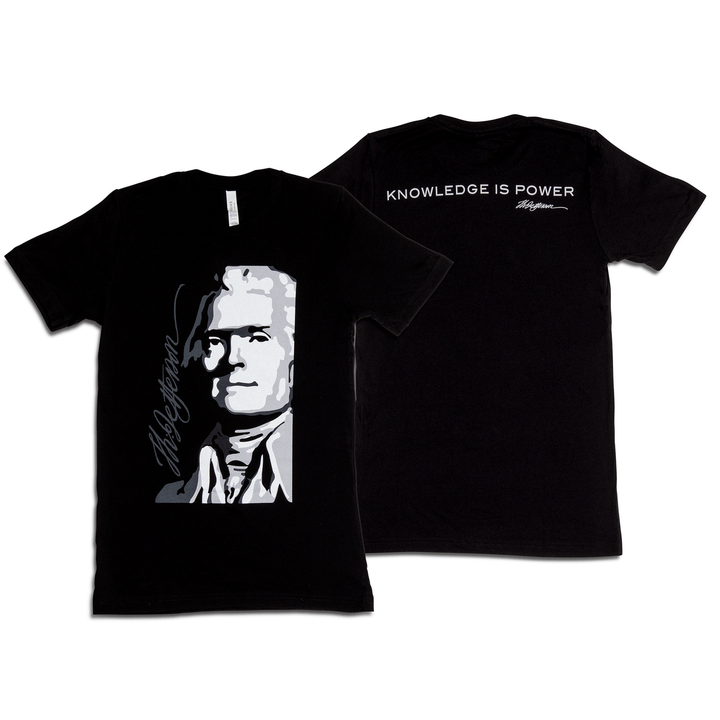 Knowledge is Power Quote T-Shirt - Monticello Shop