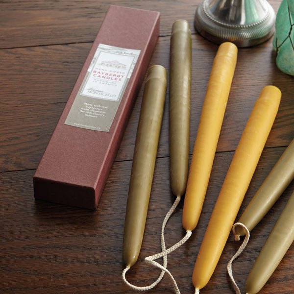 Monticello Bayberry Candles - Monticello Shop