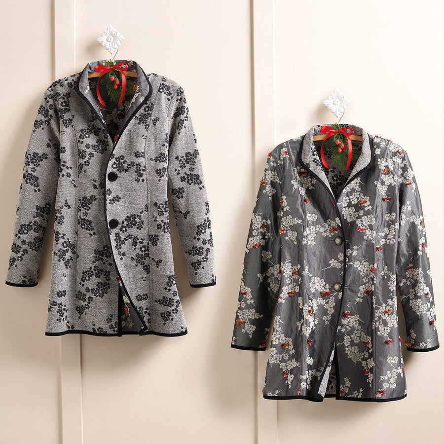 Monticello Black and Silver Reversible Jacket - Monticello Shop