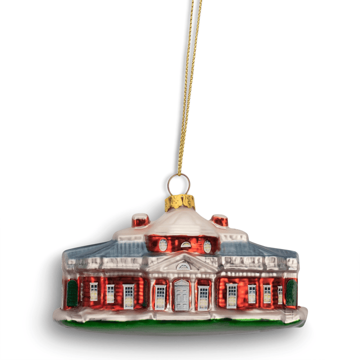 Monticello Blown Glass Ornament - Monticello Shop