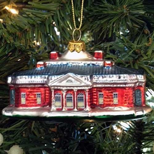 Monticello Blown Glass Ornament - Monticello Shop