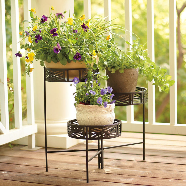 Monticello Folding Metal Plant Stand - Monticello Shop