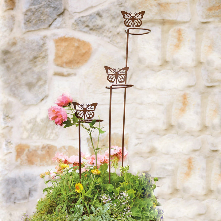Monticello Monarch Butterfly Plant Support Set - Monticello Shop