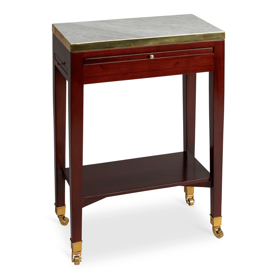 Monticello Parisian Marble Top Side Table - Monticello Shop