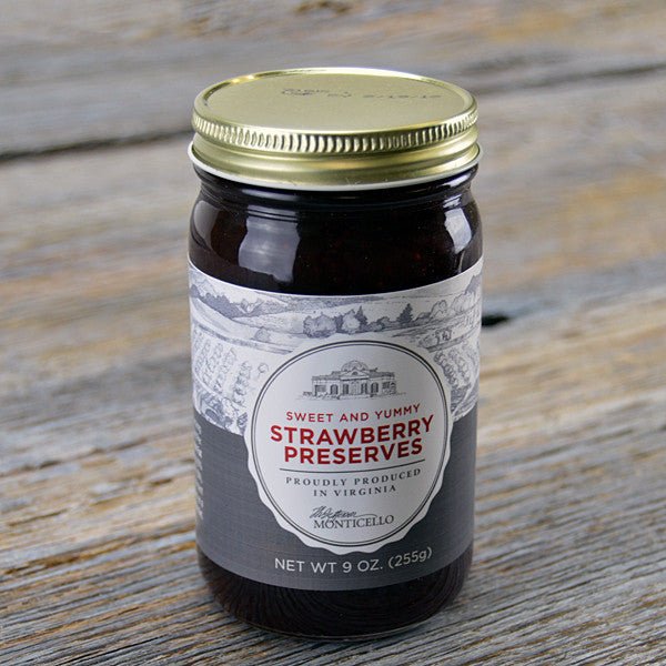 Monticello Strawberry Preserves - Monticello Shop