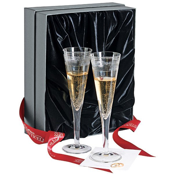 Monticello Toasting Flutes Gift Set - Monticello Shop