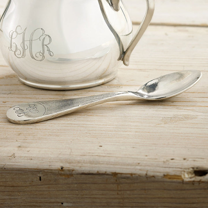 Personalized Pewter Baby Spoon - Monticello Shop