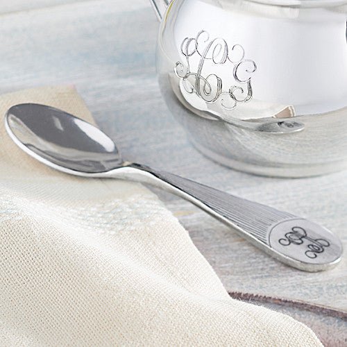 Personalized Pewter Baby Spoon - Monticello Shop