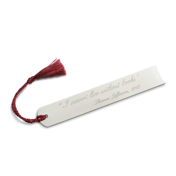 Pewter Engraved Bookmark - Monticello Shop