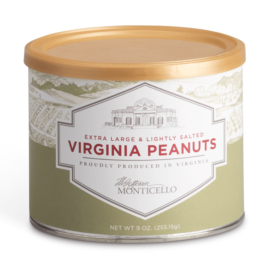 Salted Roasted Virginia Peanuts 9 oz. - Monticello Shop