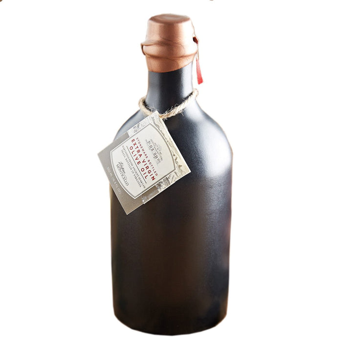 Stoneware Bottled Extra Virgin Olive Oil - Monticello Shop