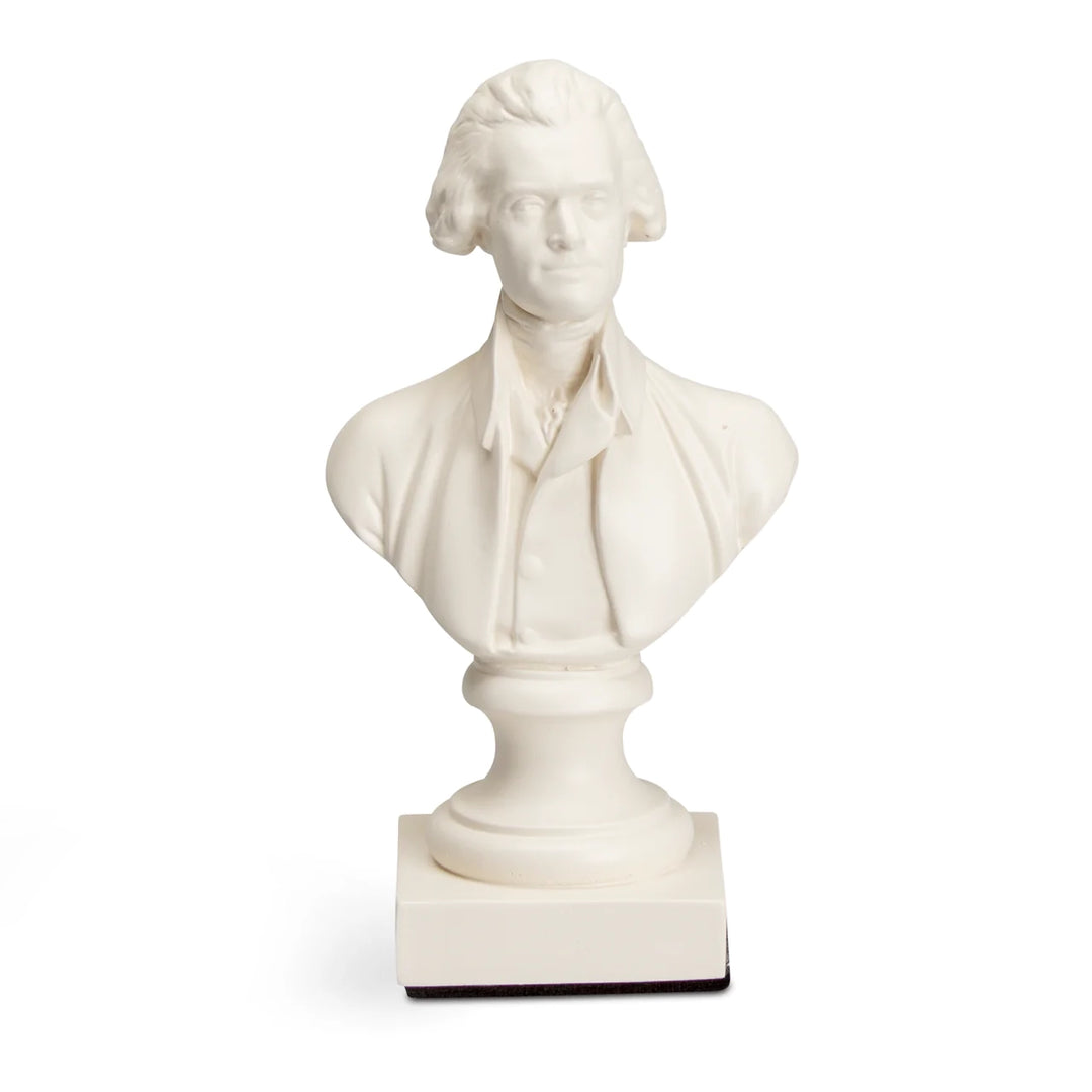 Houdon 8" White Thomas Jefferson Bust