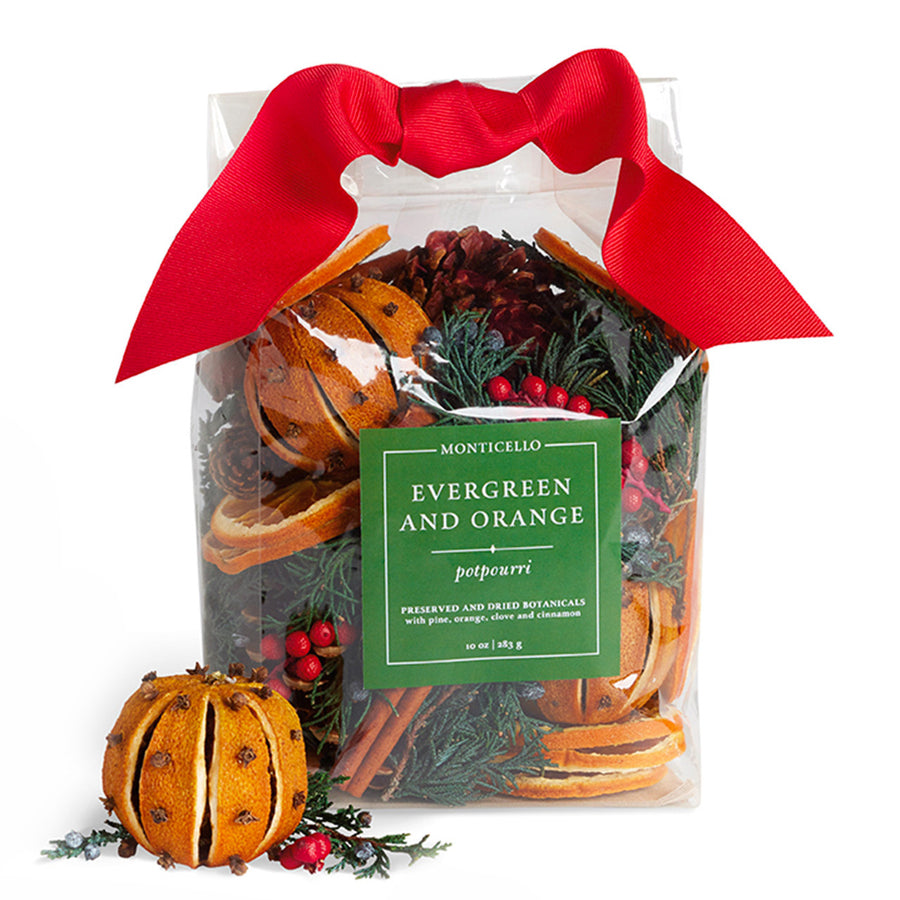 Monticello Evergreen and Orange Potpourri