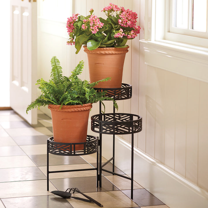 Folding Metal Plant Stand