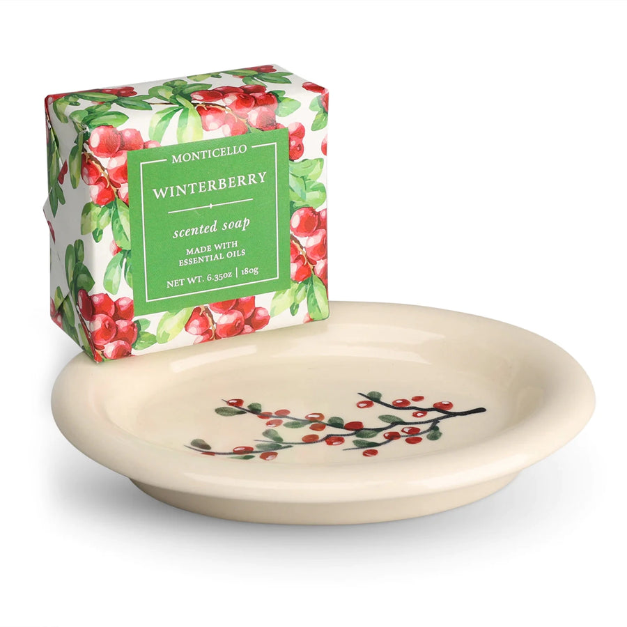 Monticello Winterberry Dish and Bar Soap