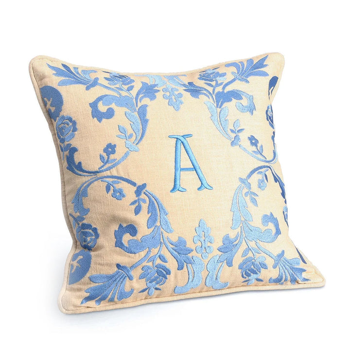 Monticello Personalized Damask Pillow