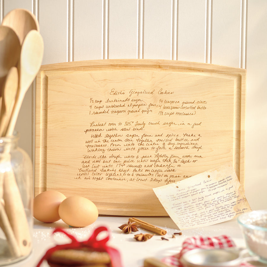 Engraved Maple Serving Board