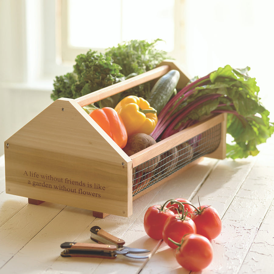 Monticello Garden Gathering Basket