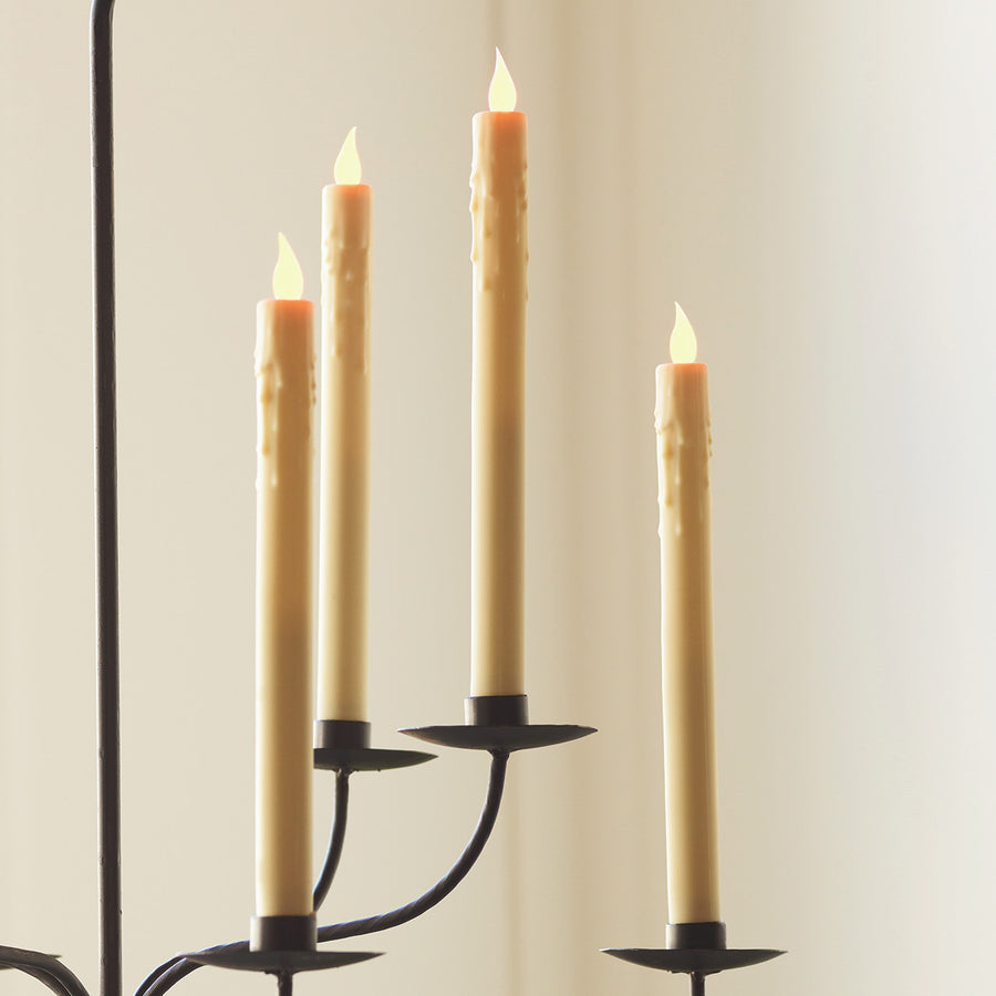 Flameless Taper Candles S/2